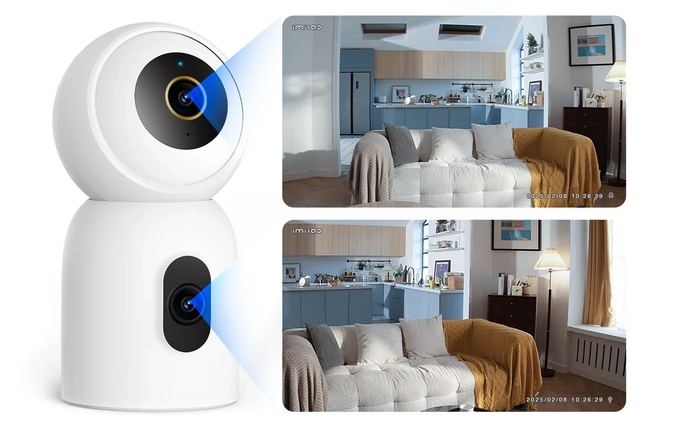 Imilab C30 Dual 3K+3K okos WiFi biztonsági kamera